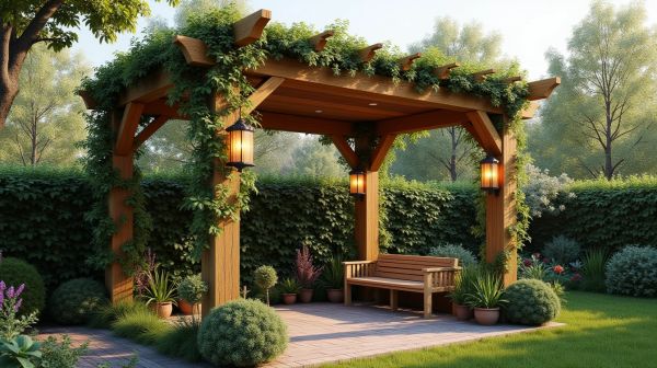 Améliorez votre espace extérieur avec une pergola bioclimatique 8x4