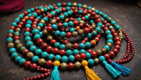 Malas tibétains : perles sacrées pour un voyage intérieur